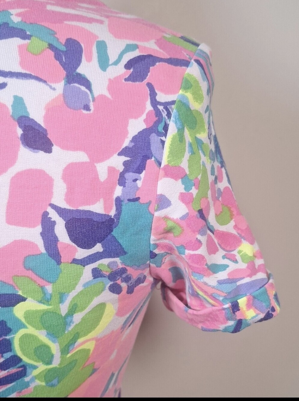 Lilly Pulitzer UPF 50+ Tammy Dress "Multi Gumbo Limbo" giraffe Size XS - Picture 5 of 7